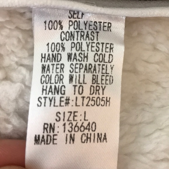 ❤️1 Small Left❤️Faux Suede & Sherpa Open Jacket - Picture 8 of 8